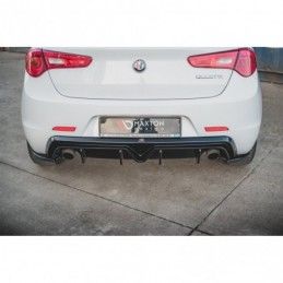 Maxton Rear Valance Alfa Romeo Giulietta Facelift (Exhaust On Both Sides Version) Gloss Black, MAXTON DESIGN