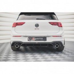 Maxton Rear Valance V.2 Volkswagen Golf 8 GTI Gloss Black, MAXTON DESIGN