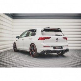 Maxton Rear Valance V.2 Volkswagen Golf 8 GTI Gloss Black, MAXTON DESIGN