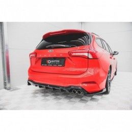 Maxton Rear Valance Ford Focus ST-Line Estate Mk4 Gloss Black, MAXTON DESIGN