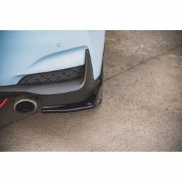 Maxton Rear Side Splitters V.6 + Flaps Hyundai I30 N Mk3 Hatchback Gloss Black, MAXTON DESIGN