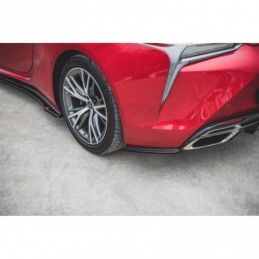 Maxton Rear Side Splitters Lexus LC 500 Gloss Black, MAXTON DESIGN