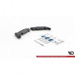 Maxton Rear Side Splitters V.1 Toyota GR Yaris Mk4 Gloss Black, MAXTON DESIGN