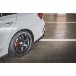 Maxton Rear Side Splitters V.1 Skoda Octavia RS Mk4 Gloss Black, MAXTON DESIGN