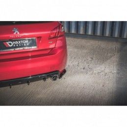 Maxton Rear Side Splitters Peugeot 308 GT Mk2 Facelift Gloss Black, MAXTON DESIGN