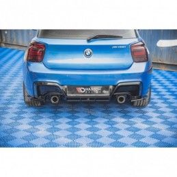 Maxton Rear Side Splitters V.2 BMW M135i F20 Gloss Black, MAXTON DESIGN