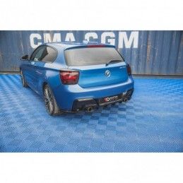 Maxton Rear Side Splitters V.2 BMW M135i F20 Gloss Black, MAXTON DESIGN