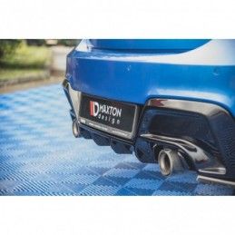 Maxton Rear Side Splitters V.2 BMW M135i F20 Gloss Black, MAXTON DESIGN