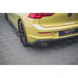 Maxton Rear Side Splitters V.2 Volkswagen Golf 8 GTI Clubsport Gloss Black, MAXTON DESIGN