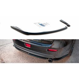 Maxton Rear Side Splitters Mistubishi Lancer Sportback Mk8 Gloss Black, MAXTON DESIGN