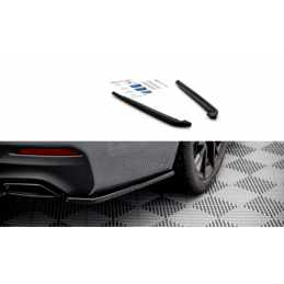 Maxton Rear Side Splitters BMW 5 G30 Facelift M-Pack Gloss Black, MAXTON DESIGN