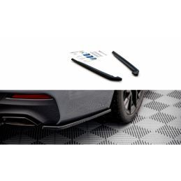 Maxton Rear Side Splitters BMW 5 G30 Facelift M-Pack Gloss Black, MAXTON DESIGN