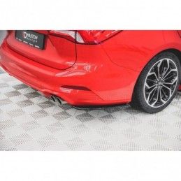 Maxton Rear Side Splitters for V.1 Ford Focus ST-Line Estate Mk4 Gloss Black, MAXTON DESIGN