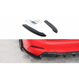 Maxton Rear Side Splitters for V.3 Ford Focus ST-Line Estate Mk4 Gloss Black, MAXTON DESIGN