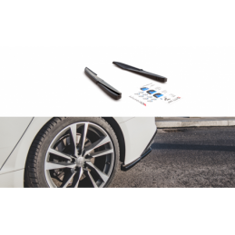 tuning Rear Side Splitters for Audi S5 / A5 S-Line Sportback F5 Facelift Gloss Black