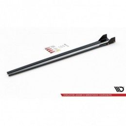 Maxton Side Skirts Diffusers V.5 + Flaps Hyundai I30 N Mk3 / Mk3 FL Hatchback/Fastback Gloss Black, MAXTON DESIGN