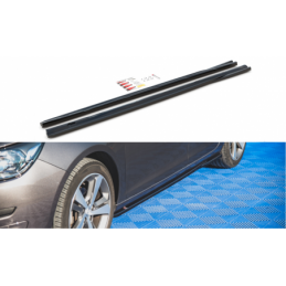 tuning Side Skirts Diffusers Peugeot 308 Mk2 Facelift Gloss Black