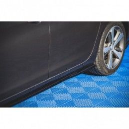 Maxton Side Skirts Diffusers Peugeot 308 SW Mk2 Facelift Gloss Black, MAXTON DESIGN