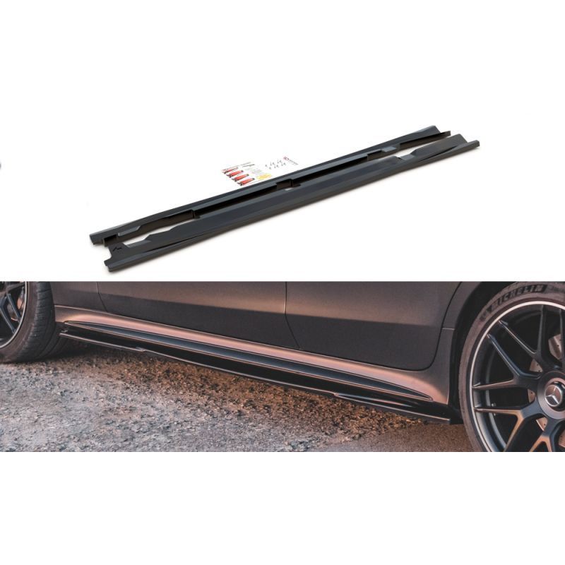 Maxton Side Skirts Diffusers Mercedes-AMG GT 53 4-Door Coupe Gloss Black, MAXTON DESIGN