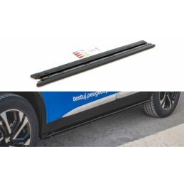 Maxton Side Skirts Diffusers Peugeot 2008 Mk2 Gloss Black, MAXTON DESIGN