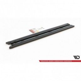 Maxton Side Skirts Diffusers Peugeot 2008 Mk2 Gloss Black, MAXTON DESIGN