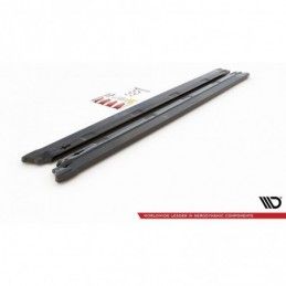 Maxton Side Skirts Diffusers Peugeot 2008 Mk2 Gloss Black, MAXTON DESIGN