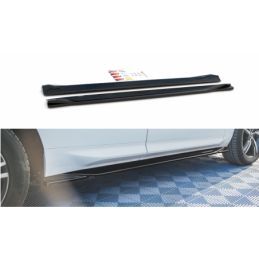 Maxton Side Skirts Diffusers Volvo XC60 Mk2 R-Design Gloss Black, MAXTON DESIGN