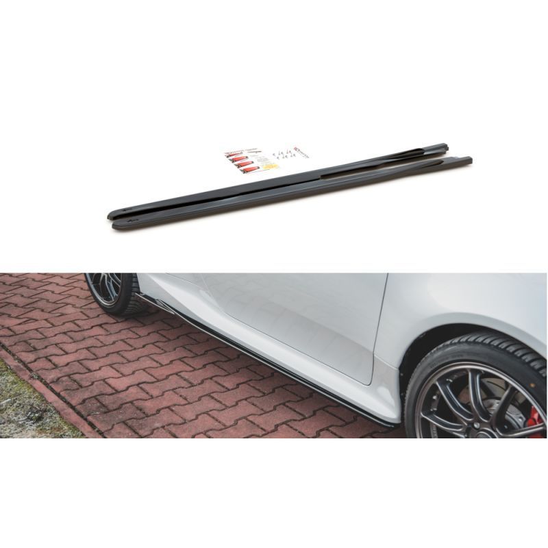 Maxton Side Skirts Diffusers V.1 Toyota GR Yaris Mk4 Gloss Black, MAXTON DESIGN