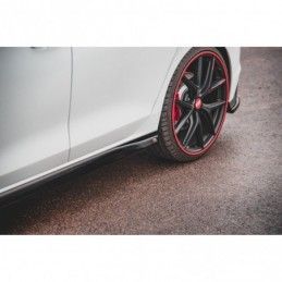 Maxton Side Skirts Diffusers V.3 Volkswagen Golf 8 GTI Gloss Black, MAXTON DESIGN