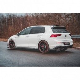 Maxton Side Skirts Diffusers V.3 Volkswagen Golf 8 GTI Gloss Black, MAXTON DESIGN