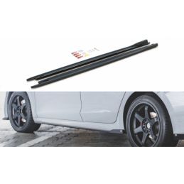 Maxton Side Skirts Diffusers V.3 Skoda Octavia RS Mk4 Gloss Black, MAXTON DESIGN