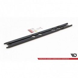 Maxton Side Skirts Diffusers V.1 Seat Leon FR Mk4 / Cupra Leon Gloss Black, MAXTON DESIGN