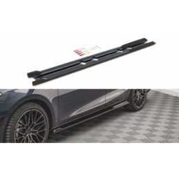 Maxton Side Skirts Diffusers V.2 Seat Leon FR Mk4 / Cupra Leon Gloss Black, MAXTON DESIGN