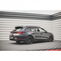 Maxton Side Skirts Diffusers V.2 Seat Leon FR Mk4 / Cupra Leon Gloss Black, MAXTON DESIGN