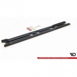 Maxton Side Skirts Diffusers V.2 Seat Leon FR Mk4 / Cupra Leon Gloss Black, MAXTON DESIGN