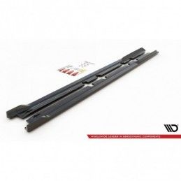 Maxton Side Skirts Diffusers V.2 Seat Leon FR Mk4 / Cupra Leon Gloss Black, MAXTON DESIGN