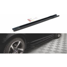 Maxton Side Skirts Diffusers Volvo S60 R-Design Mk2 Gloss Black, MAXTON DESIGN