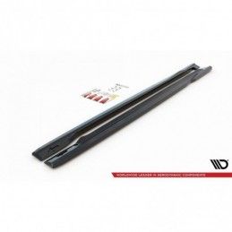 Maxton Side Skirts Diffusers Volvo S60 R-Design Mk2 Gloss Black, MAXTON DESIGN