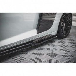 Maxton Side Skirts Diffusers Audi R8 Mk2 Facelift Gloss Black, MAXTON DESIGN