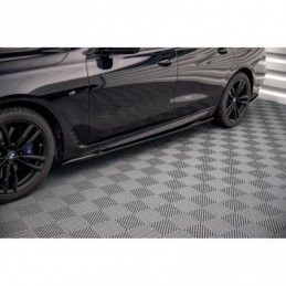 Maxton Side Skirts Diffusers for BMW 6 GT G32 M-Pack Gloss Black, MAXTON DESIGN