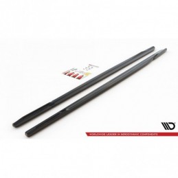 Maxton Side Skirts Diffusers for BMW 6 GT G32 M-Pack Gloss Black, MAXTON DESIGN