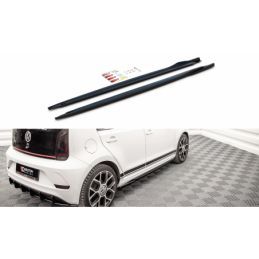 Maxton Side Skirts Diffusers Volkswagen Up GTI Gloss Black, MAXTON DESIGN