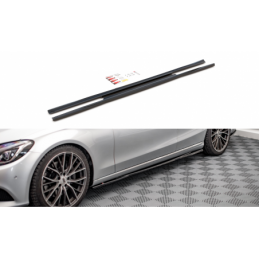 tuning Side Skirts Diffusers Mercedes-Benz C W205 Gloss Black