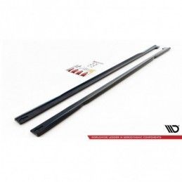 Maxton Side Skirts Diffusers Audi A7 C8 Gloss Black, MAXTON DESIGN