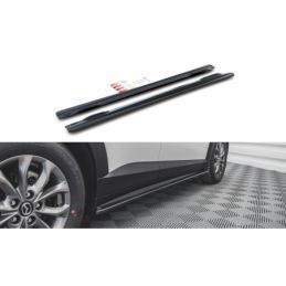 Maxton Side Skirts Diffusers Mazda CX-3 Gloss Black, MAXTON DESIGN