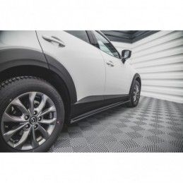 Maxton Side Skirts Diffusers Mazda CX-3 Gloss Black, MAXTON DESIGN