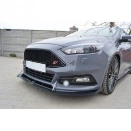 Maxton Hybrid Front Splitter V.2 Ford Focus ST Mk3 FL , Focus Mk3 / 3.5 / ST / RS