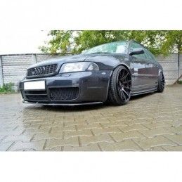 Maxton FRONT SPLITTER AUDI S4 B5 Gloss Black, A4/S4/RS4 B5