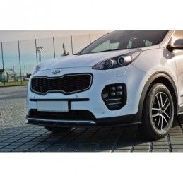 Maxton FRONT SPLITTER KIA SPORTAGE mk4 GT-Line Gloss Black, Kia