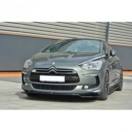 Maxton FRONT SPLITTER v.1 CITROEN DS5 FACELIFT Gloss Black, Citroen